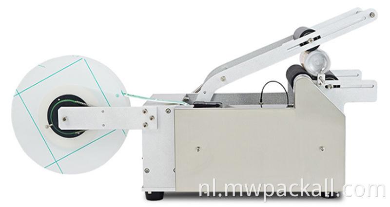 Kleine capaciteit handmatige ronde fles wijn / waterfles MT-50 etiketteermachine / labelmachine